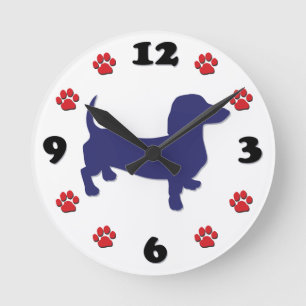 Dachshund, Relógio de Parede Doxie