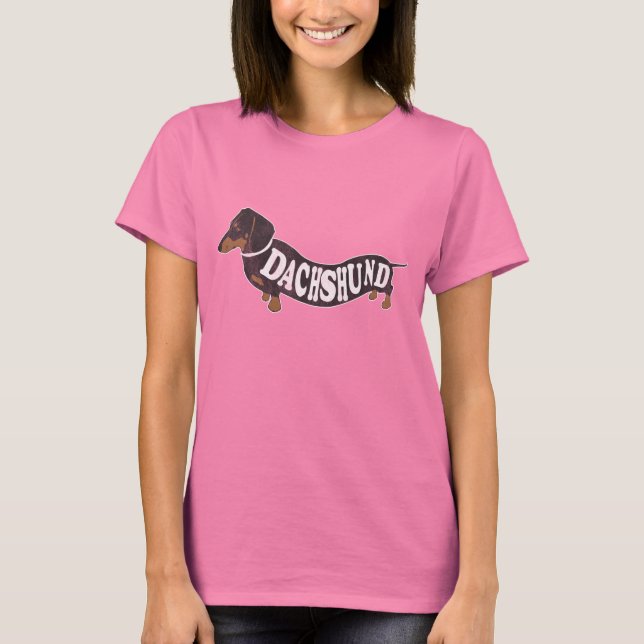 Dachshund Vintage T-Shirt (Frente)