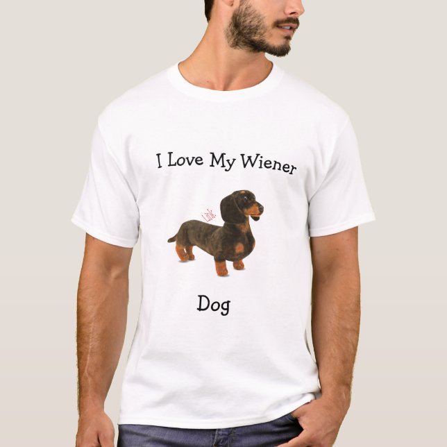Dachshund Weiner Dog T-Shirt (Frente)