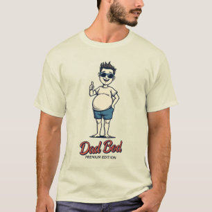 Dad Bod Edição Premium – Camisa Retrô Divertida