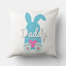 	Daddy Bunny Almofada de Arremesso – Presente de P