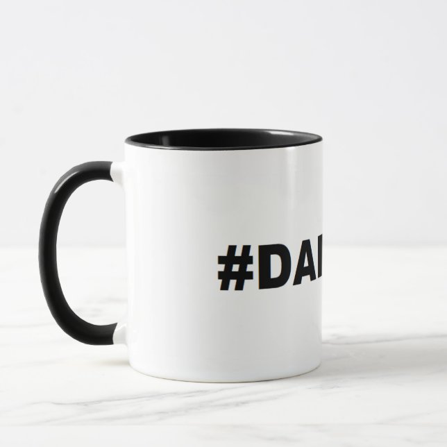 #DADLIFE café de 11 onças, chá, pimentão, caneca (Esquerda)