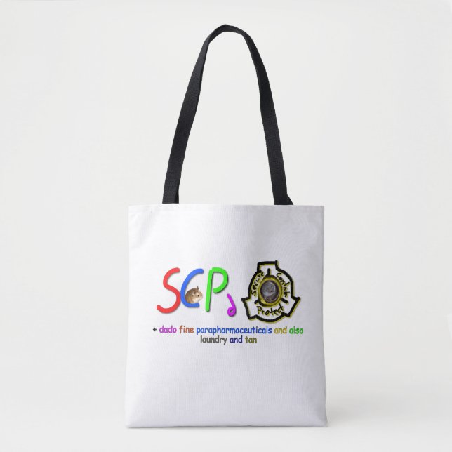 Dado lindo SCP melhor bolsa de tote (Frente)