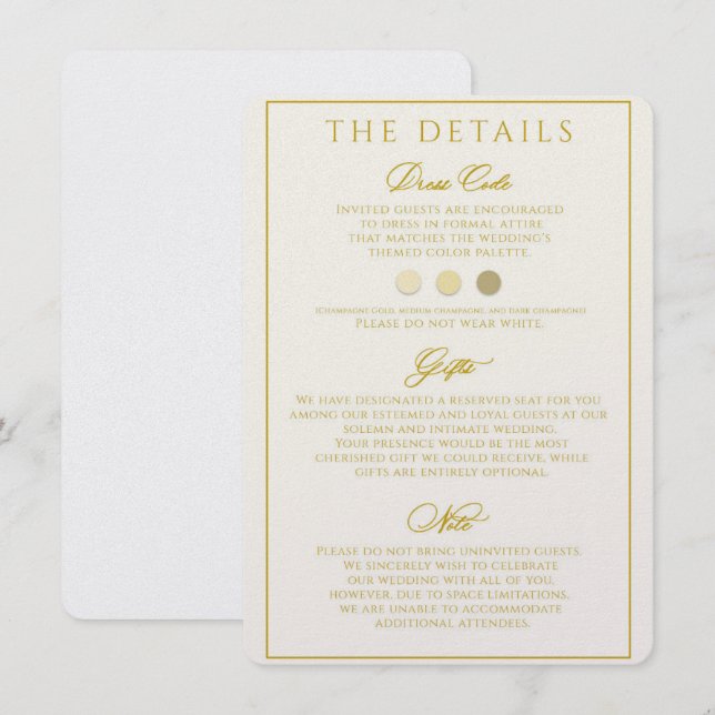 DADOS DO CONVITE DE CASAMENTO (Frente/Verso)