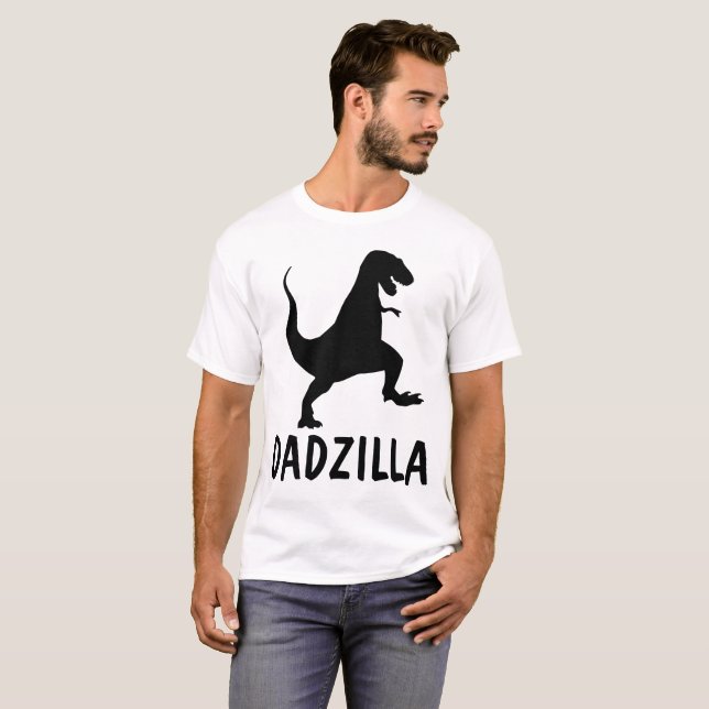 DADZILLA, T-shirts engraçadas para Pai (Frente Completa)