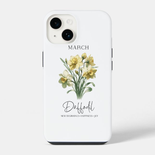 Daffodil de Marcha do Mês de Nascimento (Verso)