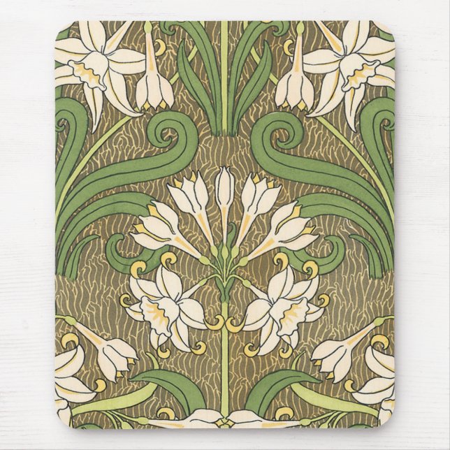 Daffodil de Nouveau da arte de Grasset - Mousepad (Frente)