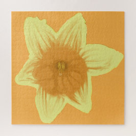 Daffodil Laranja Quebra-cabeça amarelo