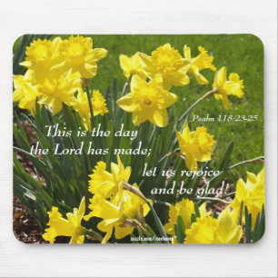 Daffodil Mousepad do salmo 118