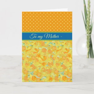 Daffodils, Cartão de Aniversário de Março, para Mã