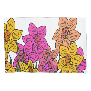 Daffodils Coloridos Flores Design