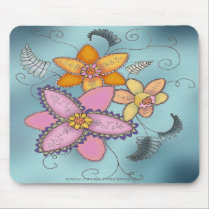 Daffodils coloridos Mousepad