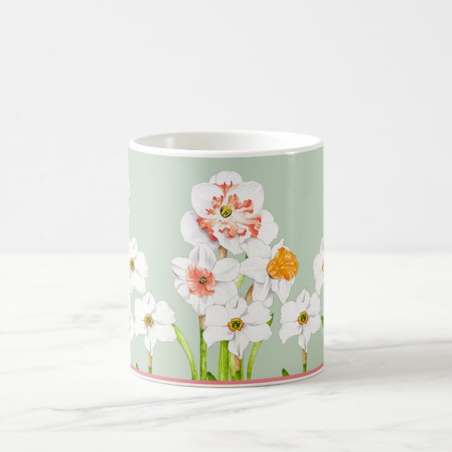 Daffodils numa caneca (11 oz.) (Centro)