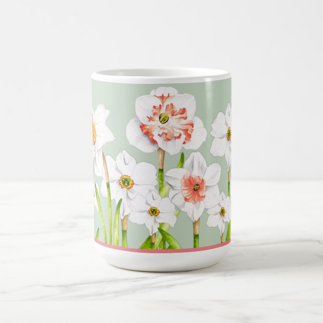 Daffodils numa caneca (15 oz.) (Centro)