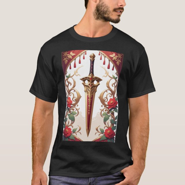Dagger Art Dark T-Shirt (Frente)