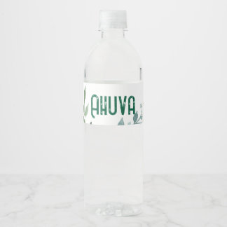 D'água Rótulo da garrafa de água para videiras verdes
