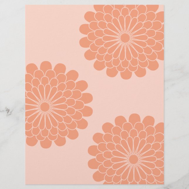 Dahlia Pattern Double Sided (Frente)