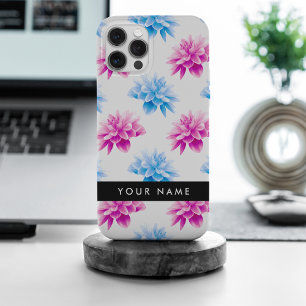 Dahlia Rosa e Azul, Padrão Floral, Seu Nome