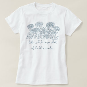 Dahlia Seeds T-Shirt - Presentes para Dahlia Lover