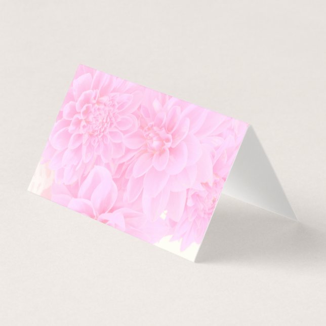 Dahlias Em Rosa Suave (Frente)