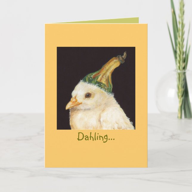 Dahling.você é um cartão desagradável (Frente)