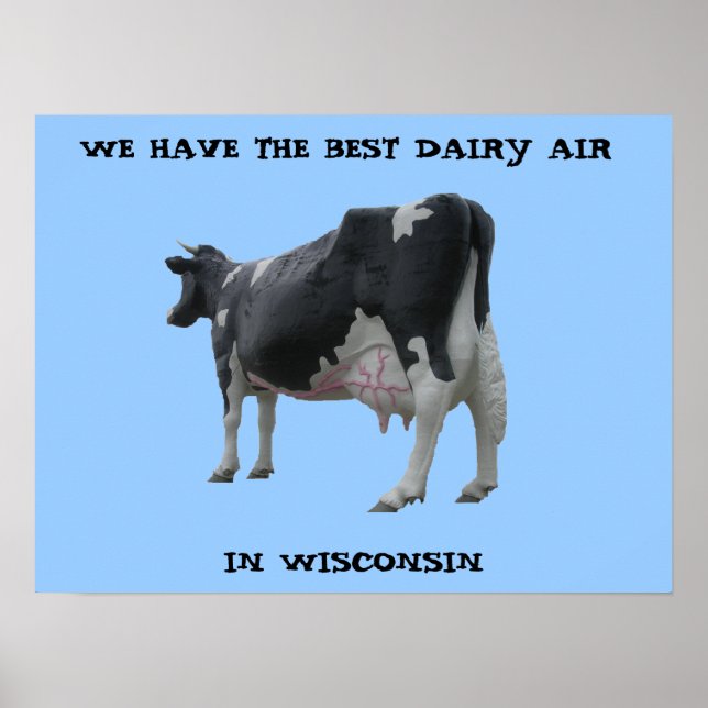 Dairy Air Poster personalizable (Frente)