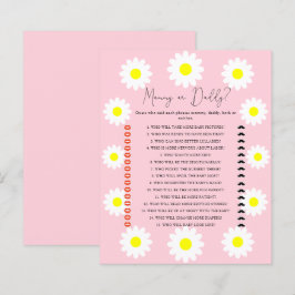 Daisies - chá de bebê mamãe ou papai