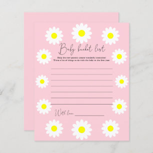 Daisies - Lista de baldes de Bebês