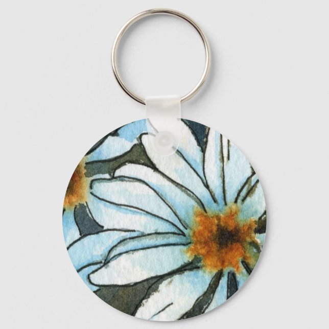 "Daisy 1" Chaveiro Floral (Frente)