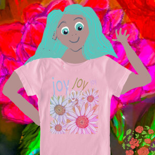 Daisy and Daffodils: Sonhos Florais de Joy T-Shirt