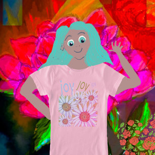 Daisy and Daffodils: Sonhos Florais de Joy T-Shirt