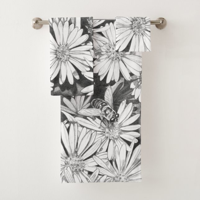 Daisy Bath Sets Honeybee & Daisy Bath Toalha (Insitu)