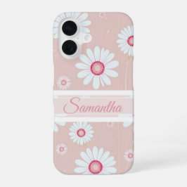 Daisy Blooms: Padrão Floral Minimalista