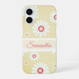 Daisy Blooms: Padrão Floral Minimalista