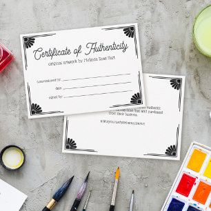 Daisy Corners adorável certificado de autenticidad
