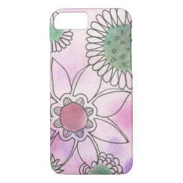 Daisy Crazy design em uma capas de iphone