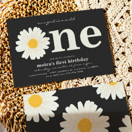 Daisy First Birthday Convite