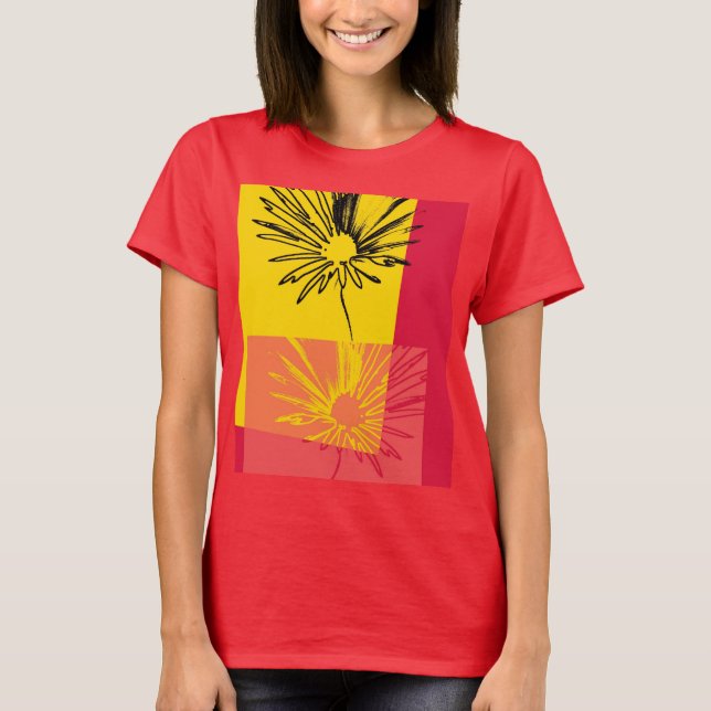 Daisy Flower c.1982 #2 - T-shirt de arte (Frente)