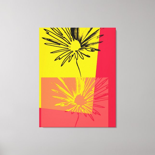Daisy Flower c.1982 - Canvas de arte (Frente)