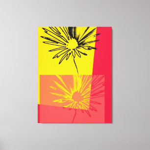 Daisy Flower c.1982 - Canvas de arte