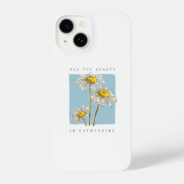 Daisy Flowers Beauty Slogan (Verso)