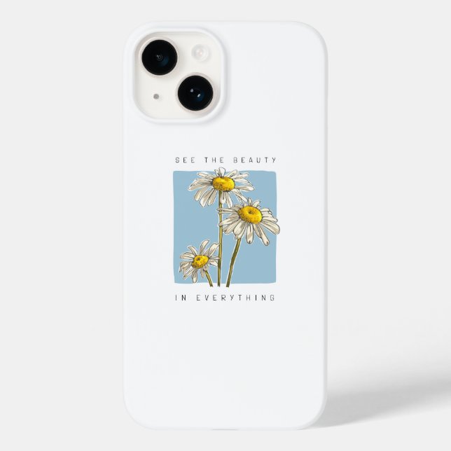 Daisy Flowers Beauty Slogan (Verso)