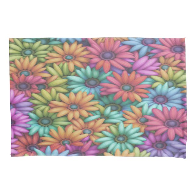 Daisy Happy #4111 - Pillowcase (Frente-Esquerda)