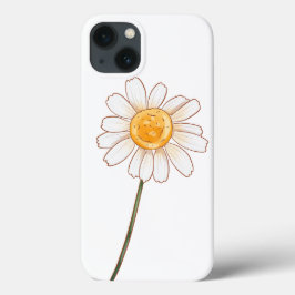 Daisy - Ilustração Rústica de Flor Selvagem