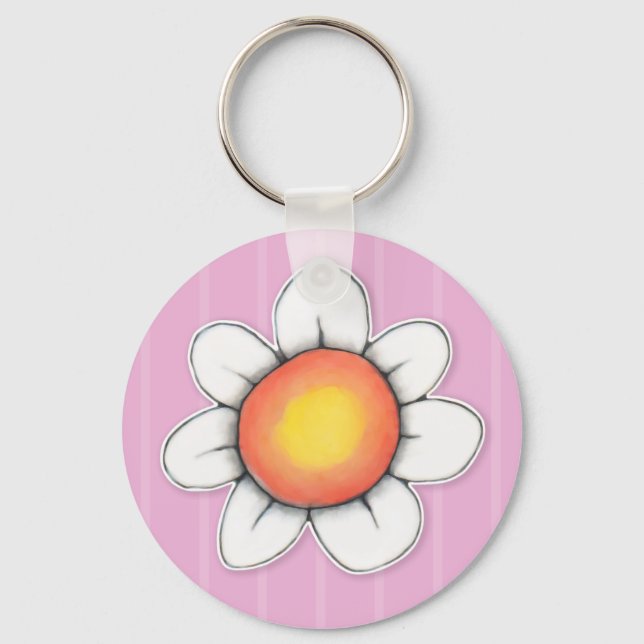 Daisy Joy pink Chaveiro (Frente)