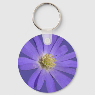 Daisy Key Chain Purple Daisy Chaveiros e presentes