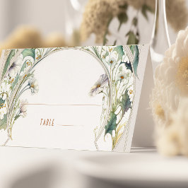 Daisy Name Cards Mesa Vintage Art Nouveau