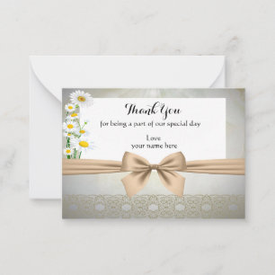 Daisy, Obrigado Cartões