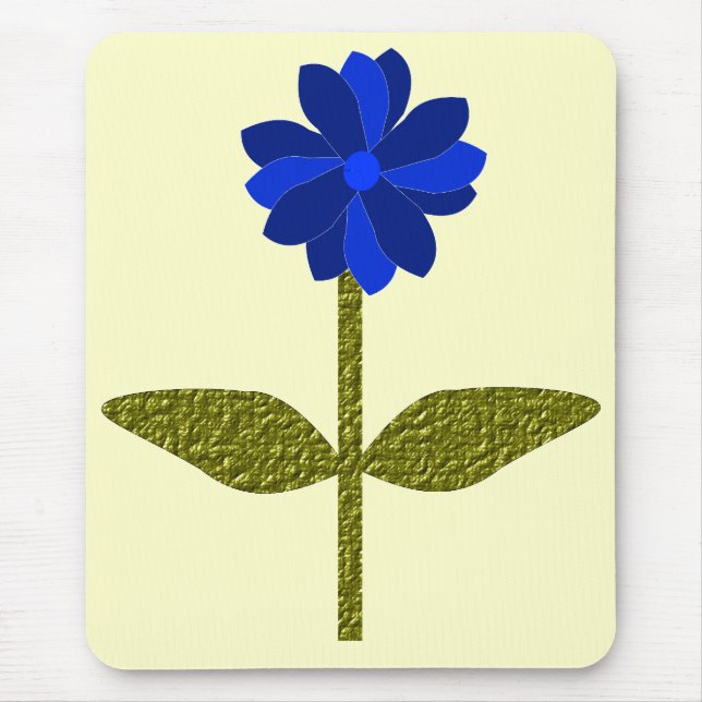 Daisy Ocean Blue Mousepad (Frente)