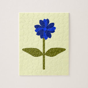 Daisy Ocean Blue Quebra-cabeça